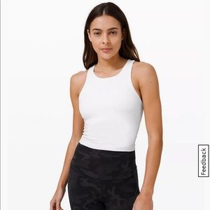 Lululemon Ebb to Street Cropped Racerback Tank Top
